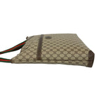 Gucci Vintage Sherry Line GG Logo Leather Tote Brown — view 5