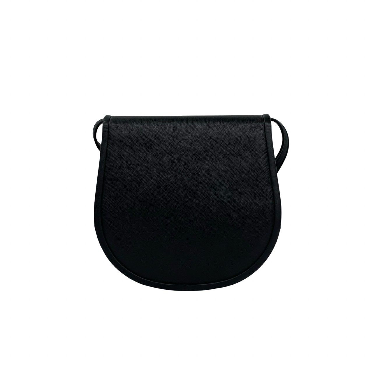 Saint Laurent Vintage Leather Shoulder Bag Pochette Crossbody Black — view 3