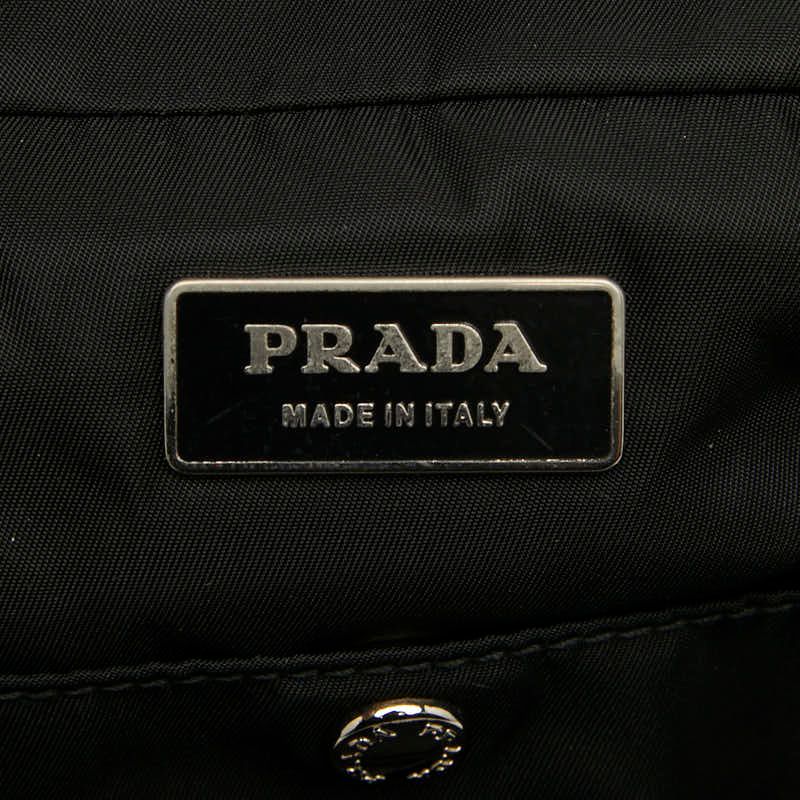 Prada Vanity Bag Carry on Bag Cosmetic Bag Black Nylon — view 9