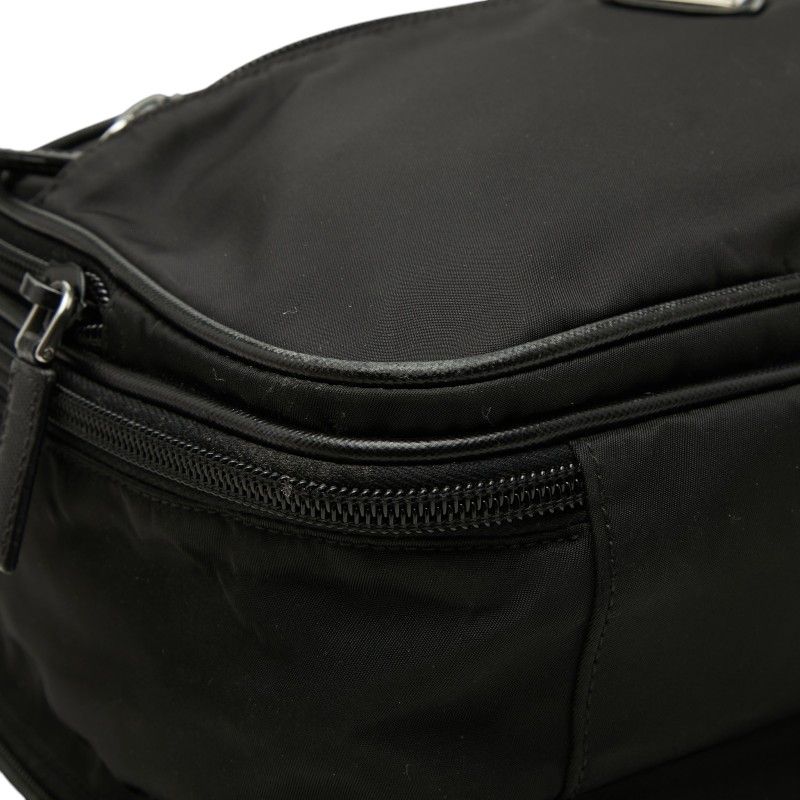 Prada Vanity Bag Carry on Bag Cosmetic Bag Black Nylon — view 5