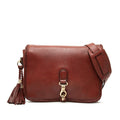 Gucci Marrakech Shoulder Bag Brown Bordeaux Leather