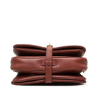 Gucci Marrakech Shoulder Bag Brown Bordeaux Leather — view 3