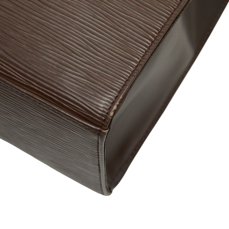 Louis Vuitton Epi Croisette Handbag Mocha Brown Leather — view 6