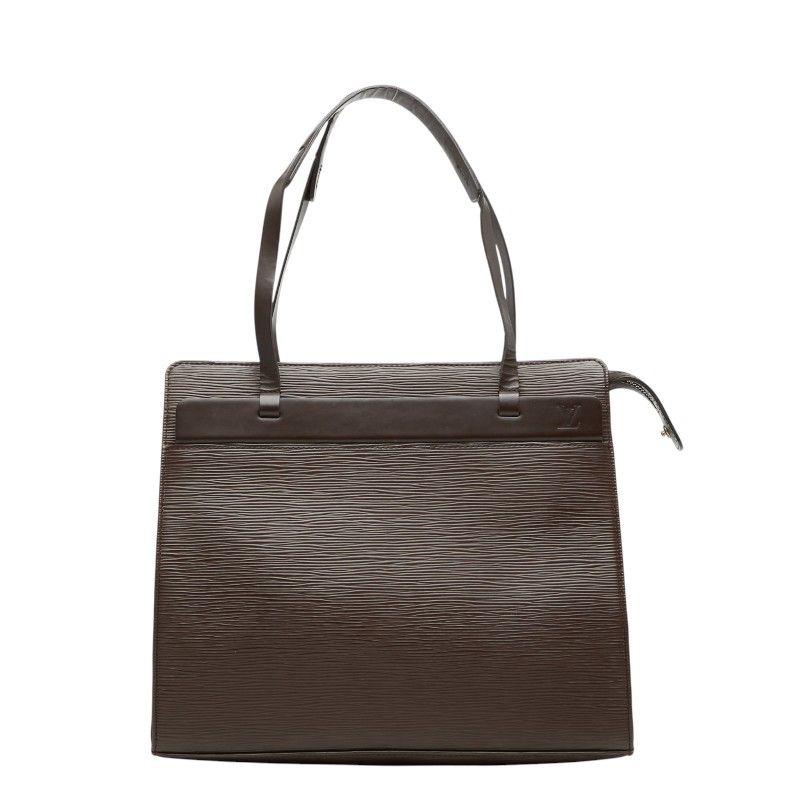 Louis Vuitton Epi Croisette Handbag Mocha Brown Leather