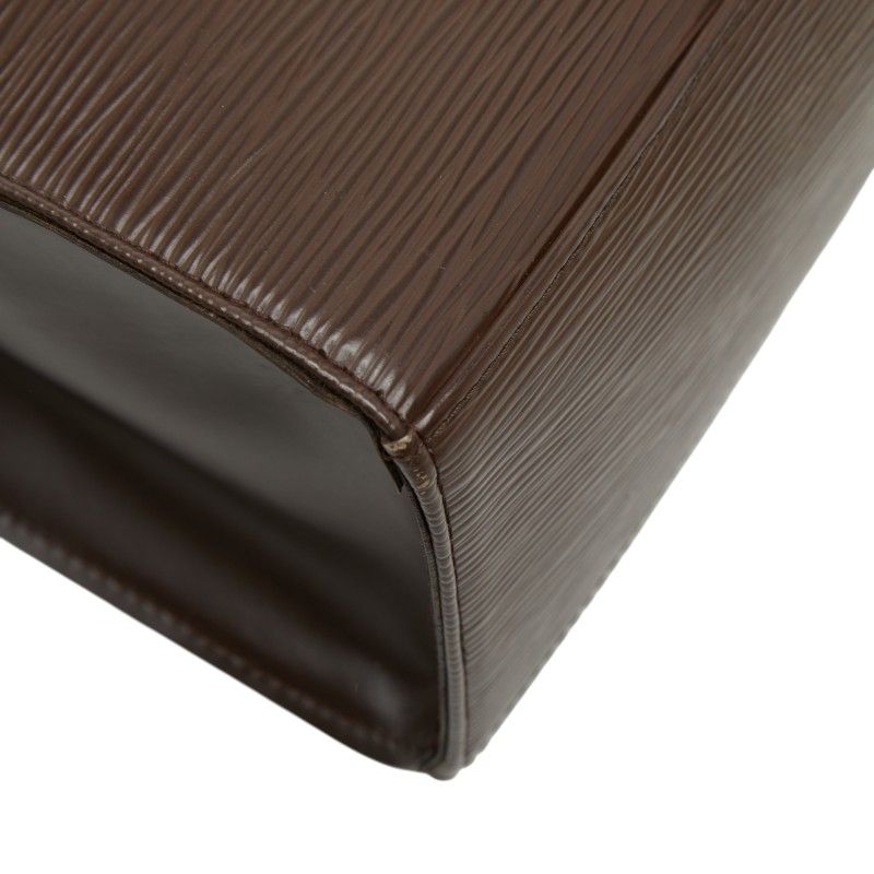 Louis Vuitton Epi Croisette Handbag Mocha Brown Leather — view 5