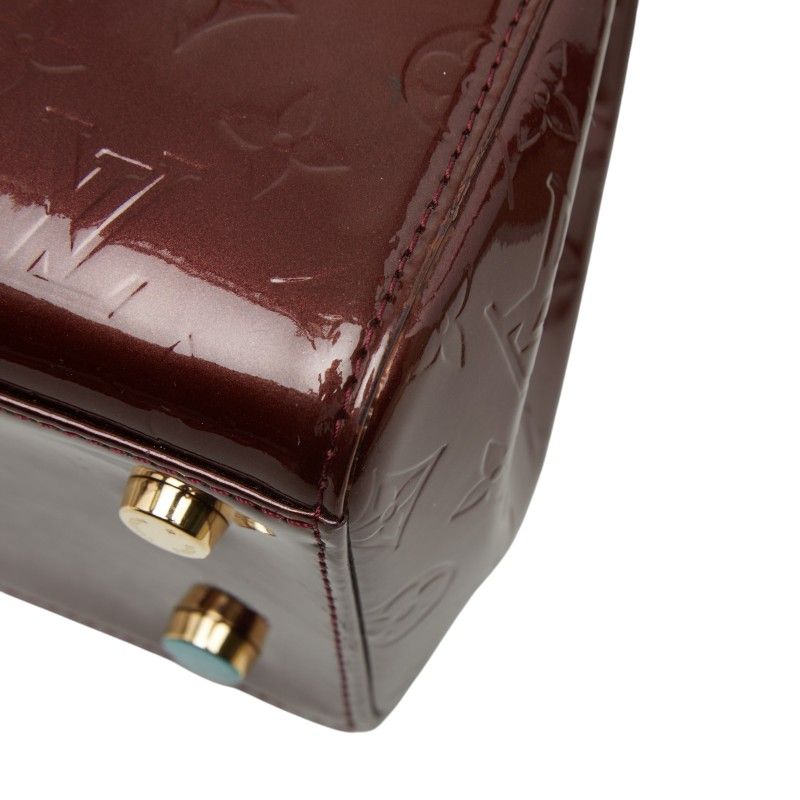 Louis Vuitton Monogram Vernis Blair MM 2-Way Shoulder Bag Rouge Fauvist Patent — view 4