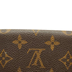 Louis Vuitton Monogram Business Card Holder Case Brown Leather — view 6