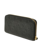 Louis Vuitton Monogram Empreinte Zippy Wallet Zip Around Noir Black Leather — view 2