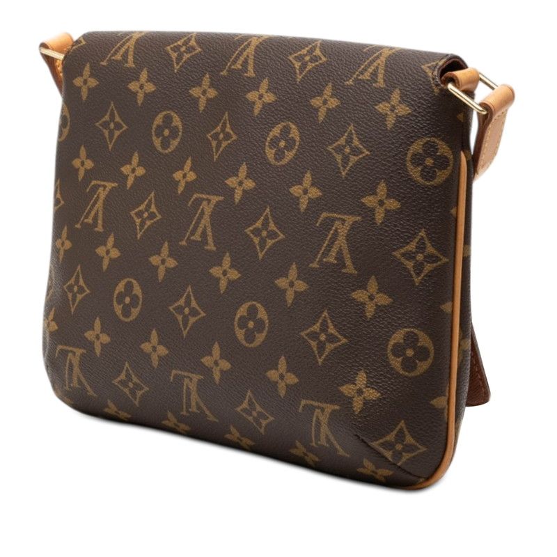 Louis Vuitton Monogram Musette Tango Short Shoulder Bag Brown Leather — view 2