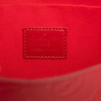 Louis Vuitton Monogram Vernis Pochette Felicie Chain Shoulder Bag Cerise — view 5