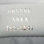 Fendi IS Chain Shoulder Bag Gray Leather — view 6