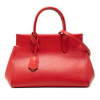 Louis Vuitton Epi Maroulis BB 2-Way Shoulder Bag Castilian Red Leather