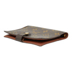 Louis Vuitton Monogram Agenda PM Notebook Cover Brown Leather — view 5