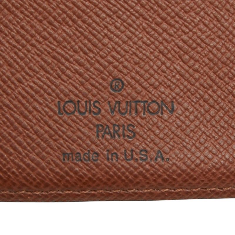 Louis Vuitton Monogram Agenda PM Notebook Cover Brown Leather — view 9