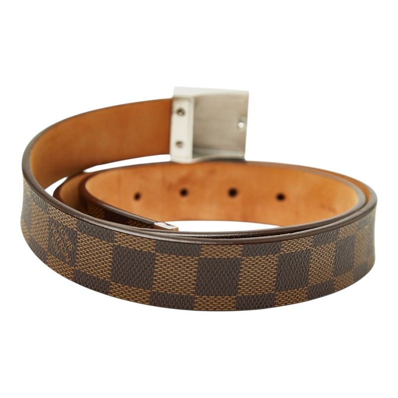 Louis Vuitton Damier Ceinture Carre 95 38 Brown Leather 1- Belt — view 3