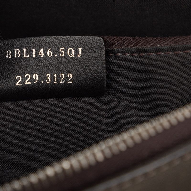 Fendi by the Way 2-Way Shoulder Bag Gray Black Leather — view 6