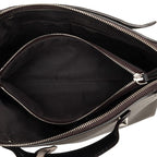 Fendi by the Way 2-Way Shoulder Bag Gray Black Leather — view 4