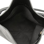 Bottega Veneta Vintage Shoulder Bag Black Leather — view 4