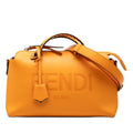 Fendi by the Way 2-Way Shoulder Bag Orange Leather