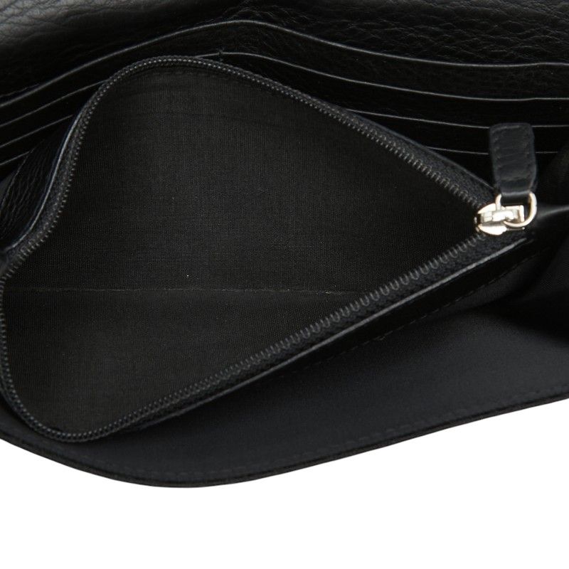 Dior Trotter Wallet Black Canvas Leather — view 9