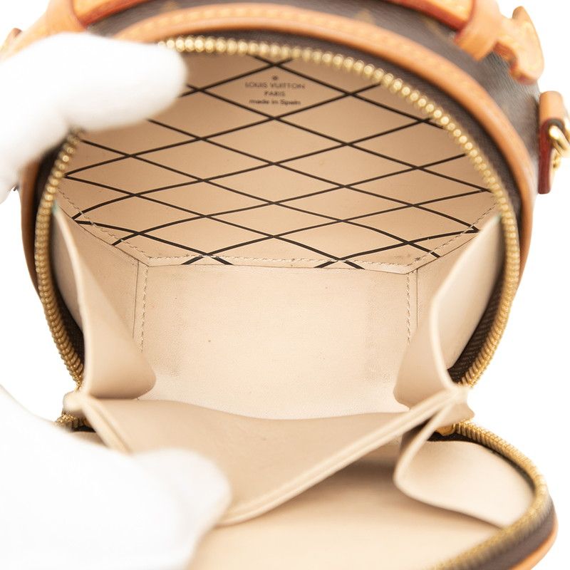 Louis Vuitton Monogram Mini Boite Chapeau 2-Way Shoulder Bag Crossbody Brown — view 4
