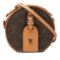 Louis Vuitton Monogram Mini Boite Chapeau 2-Way Shoulder Bag Crossbody Brown