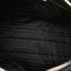 Prada 2-Way Shoulder Bag Black Nylon Leather — view 4