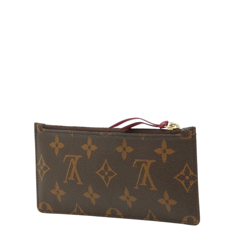 Louis Vuitton Monogram Portefeuille Josephine Coin Case Pouch Brown Leather 1 — view 2