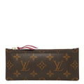 Louis Vuitton Monogram Portefeuille Josephine Coin Case Pouch Brown Leather 1
