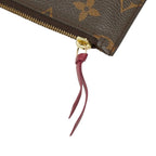 Louis Vuitton Monogram Portefeuille Josephine Coin Case Pouch Brown Leather 1 — view 6