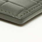 Bottega Veneta Intrecciato Card Case Khaki Green Leather — view 5