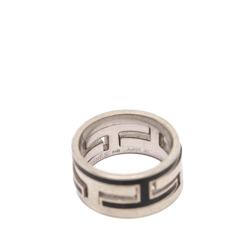 Hermes Mubouche Ring 51 Silver