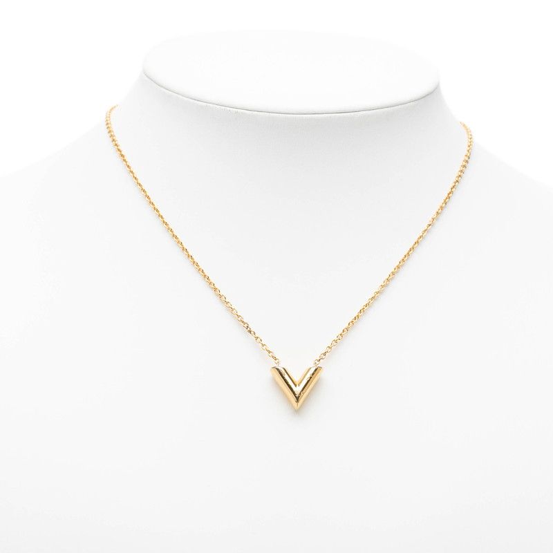 Louis Vuitton Essential Chain Pendant Gold Plated — view 7