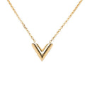 Louis Vuitton Essential Chain Pendant Gold Plated