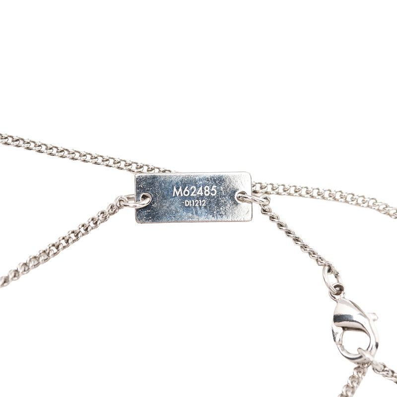 Louis Vuitton Monogram Chain Pendant Silver Metal — view 6