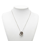 Louis Vuitton Monogram Chain Pendant Silver Metal — view 8