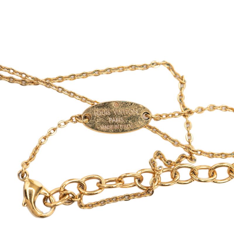 Louis Vuitton Nanogram Collier Precious Chain Pendant Gold Silver — view 6