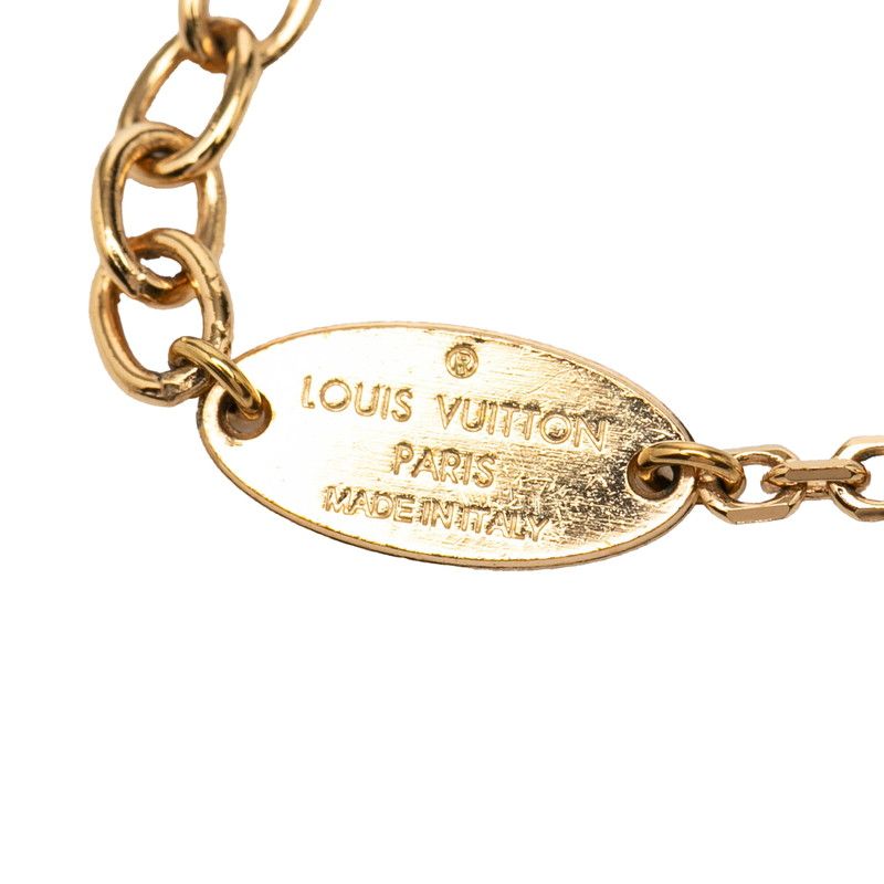 Louis Vuitton Bracelet Blue Ming Chain Gold Plated — view 6
