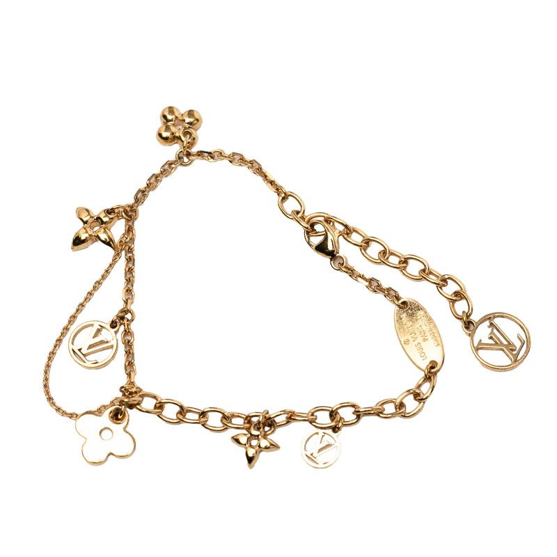 Louis Vuitton Bracelet Blue Ming Chain Gold Plated — view 2