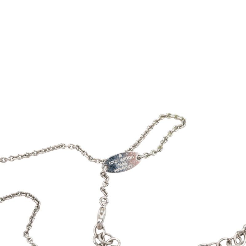 Louis Vuitton Essential Chain Pendant Silver Metal — view 6