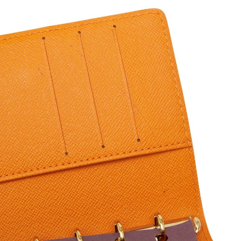 Louis Vuitton Epi Agenda PM Notebook Cover Mandarin Orange Leather — view 8