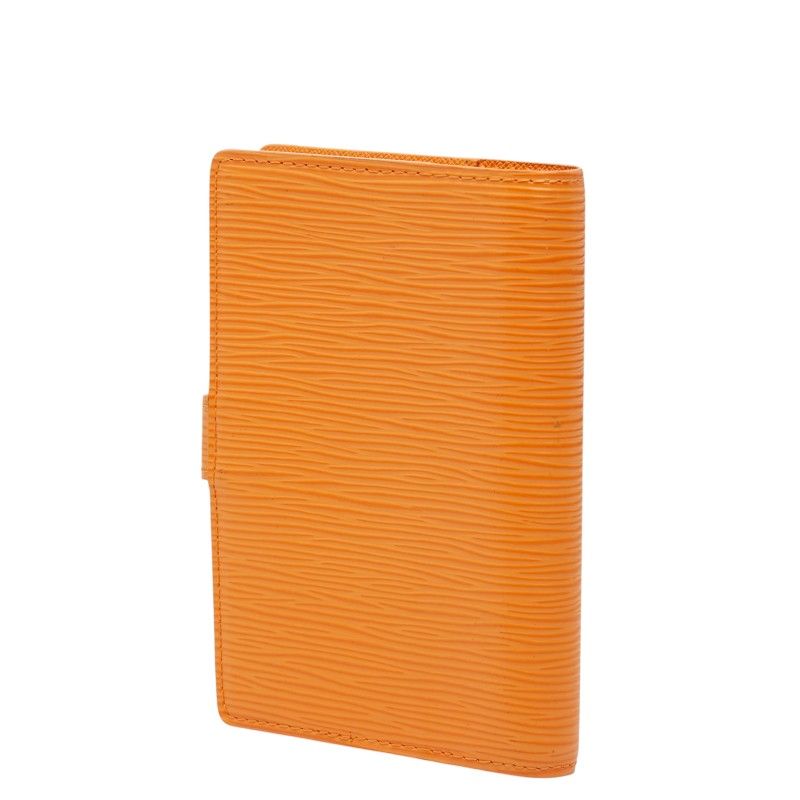 Louis Vuitton Epi Agenda PM Notebook Cover Mandarin Orange Leather — view 2