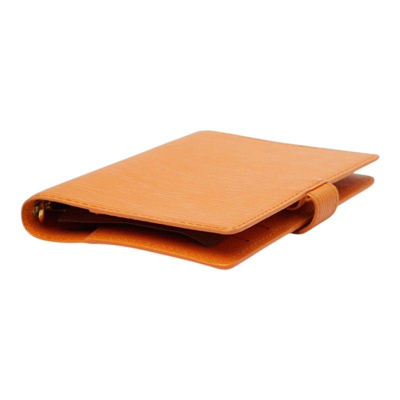 Louis Vuitton Epi Agenda PM Notebook Cover Mandarin Orange Leather — view 4