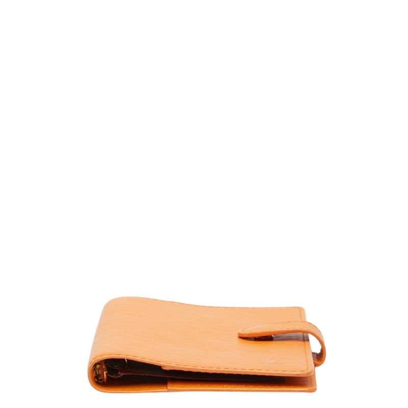 Louis Vuitton Epi Agenda PM Notebook Cover Mandarin Orange Leather — view 3