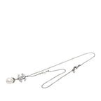 Chanel Chain Pendant 08 Silver Metal Faux Pearl Rhinestone — view 3