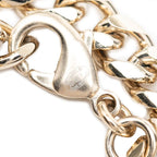 Chanel CC Logo Perfume Bottle Chain Pendant Silver White Metal Faux — view 5