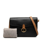 Dior Crossbody Shoulder Bag Black Brown Leather — view 6