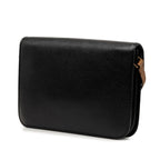 Dior Crossbody Shoulder Bag Black Brown Leather — view 2