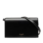 Saint Laurent Crossbody Shoulder Bag Black Leather