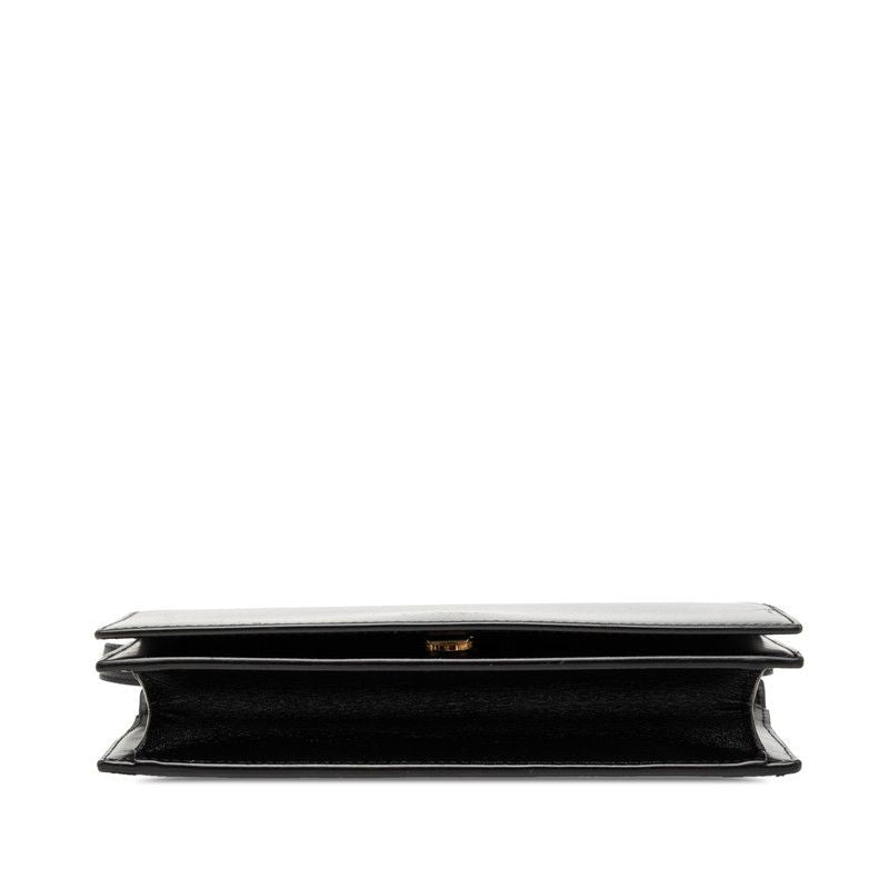 Saint Laurent Crossbody Shoulder Bag Black Leather — view 3